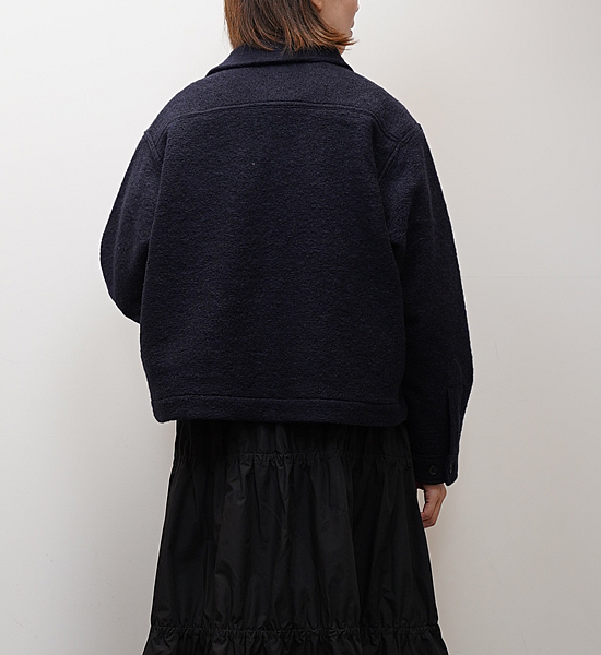 【nanamica】ナナミカ women's WINDSTOPPER Sliver Knit Jacket "2Color"