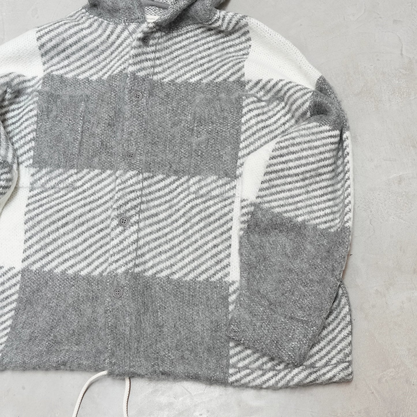 【nanamica】ナナミカ women's Mohair Hooded Shirt Jacket "2Color"