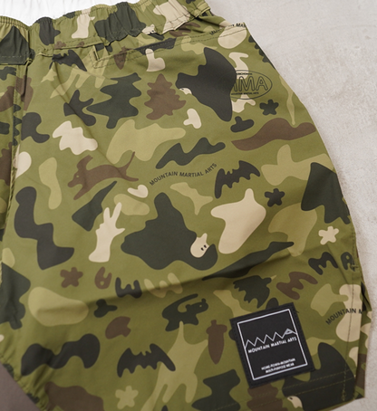 【Mountain Martial Arts】マウンテンマーシャルアーツ  unisex MMA_Jerry Ukai PONCHOMAN CAMO Hike&Run Shorts “2Color” ※ネコポス可