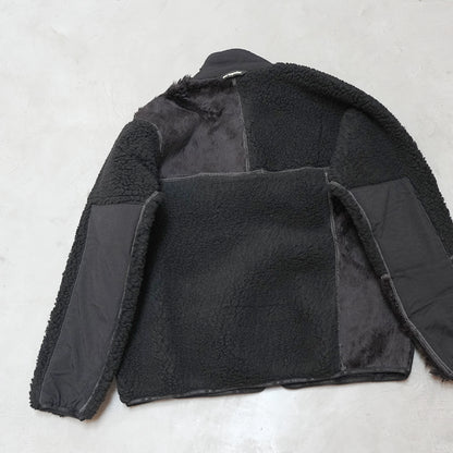 【and wander】アンドワンダー women's Mix boa jacket "2Color"