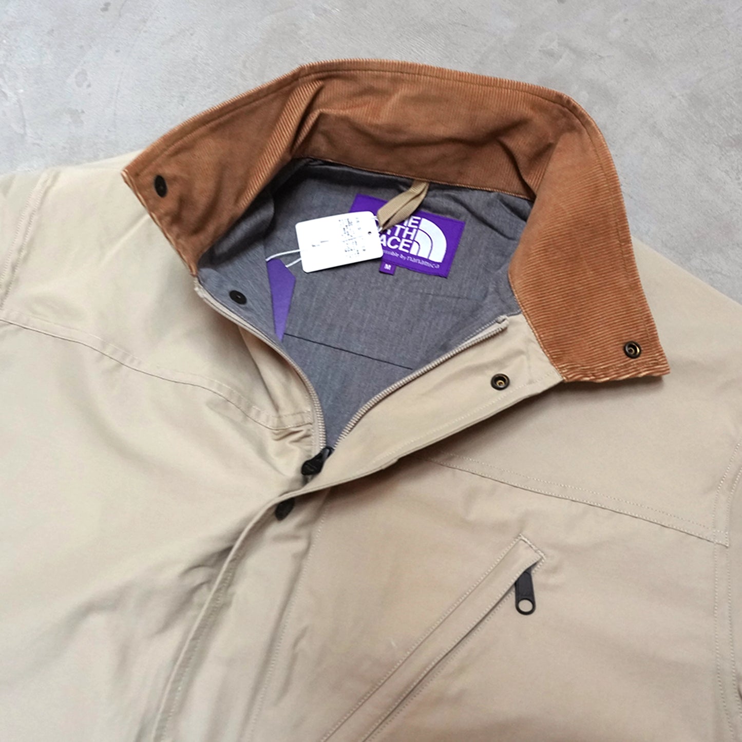 【THE NORTH FACE Purple Label】ノースフェイスパープルレーベル  men's Double Peak Field Jacket "Beige"