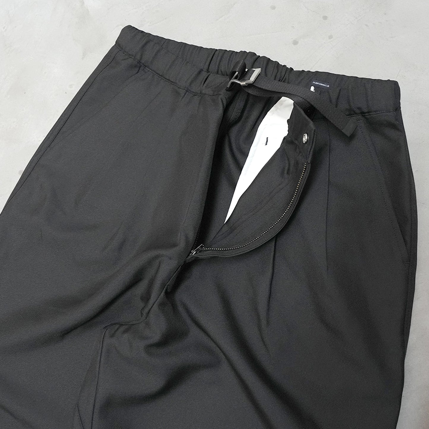 【nanamica】ナナミカ men's Polyester Twill Club Pants "Black"