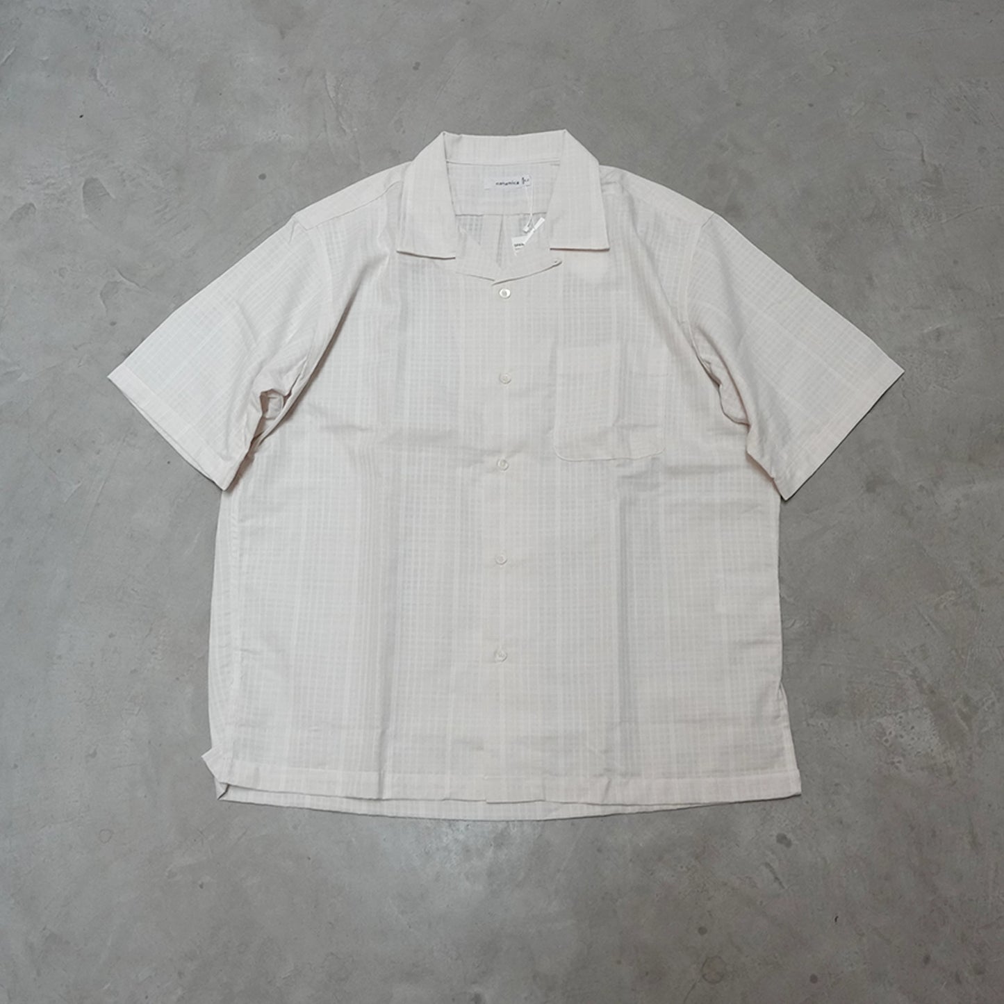 【nanamica】ナナミカ men's Open Collar Panama S/S Shirt "2Color"