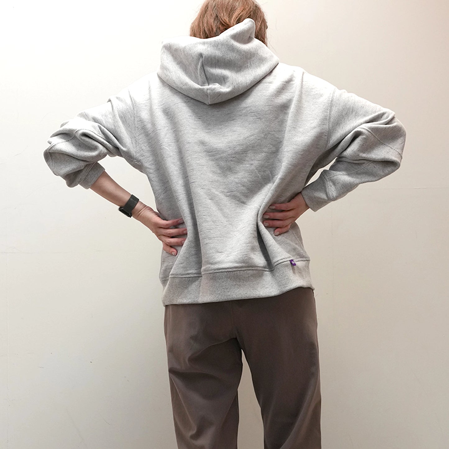 【THE NORTH FACE Purple Label】ノースフェイスパープルレーベル  women's Field Hoodie "Mix Gray"