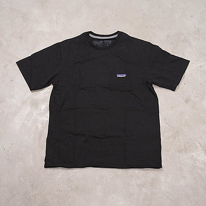 【patagonia】パタゴニア men's P-6 Label Pocket Responsibili-Tee "Black" ※ネコポス可