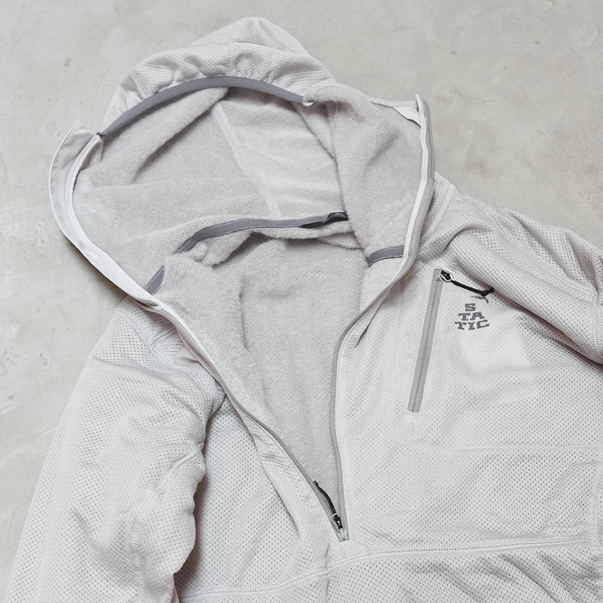 【STATIC】スタティック unisex Adrift Half Zip Hoody 2.0 "2Color"