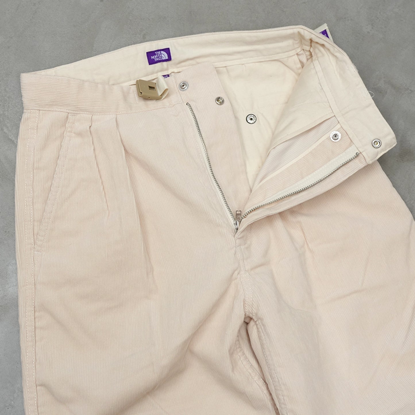 【THE NORTH FACE Purple Label】ノースフェイスパープルレーベル women's Corduroy Wide Straight Field Pants "Ivory"