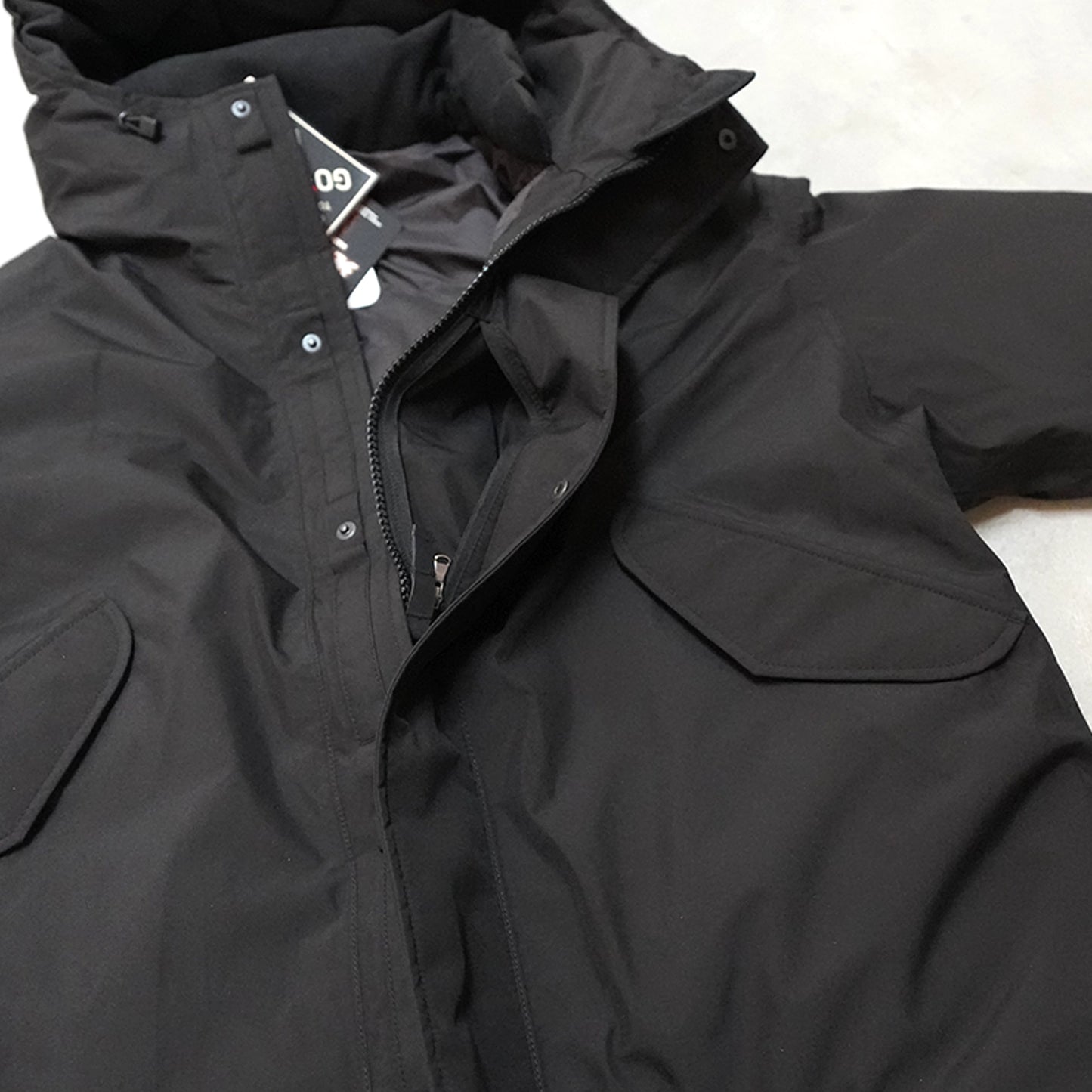 【nanamica】ナナミカ women's GORE-TEX Long Down Coat "Black"