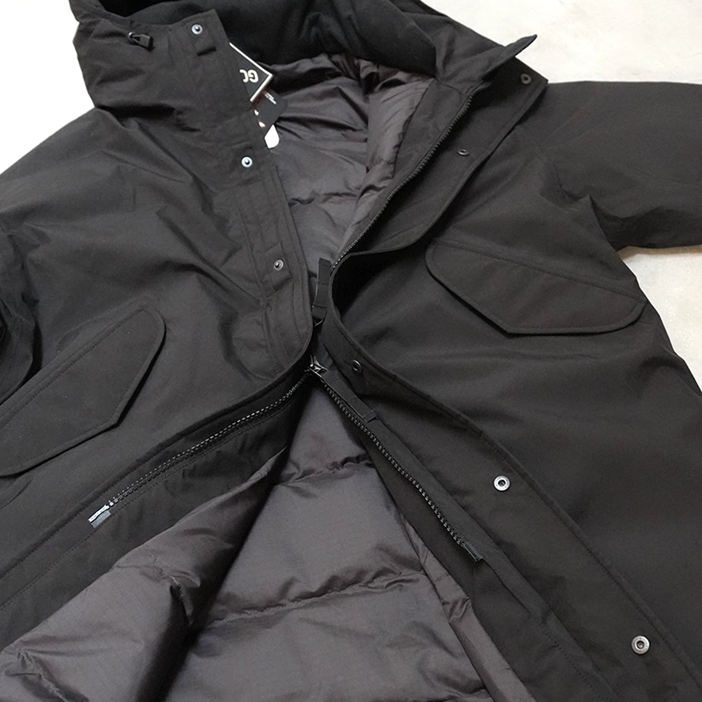 【nanamica】ナナミカ women's GORE-TEX Long Down Coat "Black"