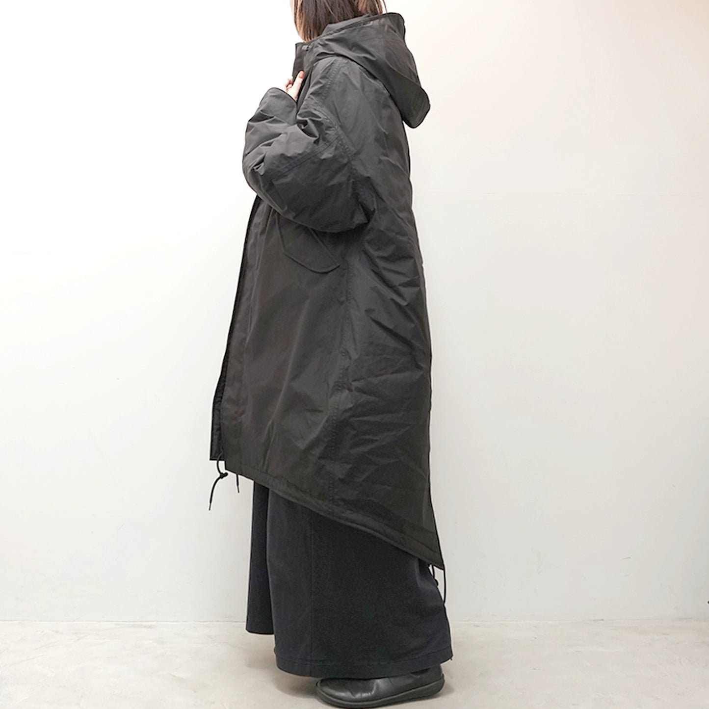 【nanamica】ナナミカ women's GORE-TEX Long Down Coat "Black"