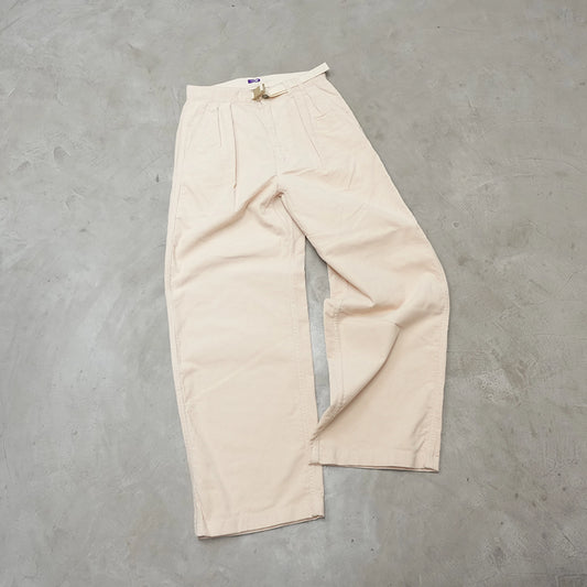 【THE NORTH FACE Purple Label】ノースフェイスパープルレーベル men's Corduroy Wide Straight Field Pants "Ivory"