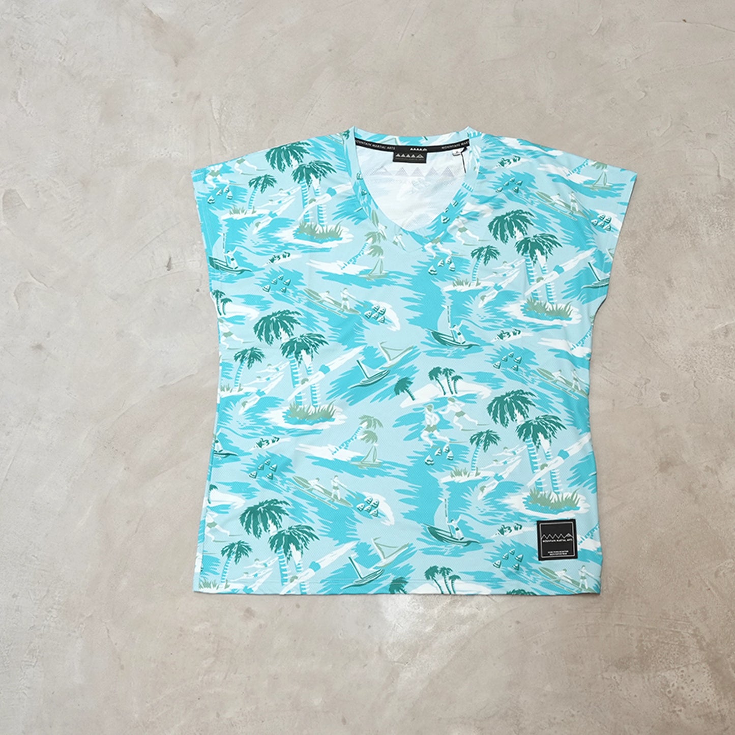 【Mountain Martial Arts】マウンテンマーシャルアーツ women's MMA  Aloha French Sleeve "2Color" ※ネコポス可