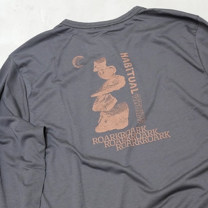 【ROARK RUN AMOK】ロアークランアモック men's Mathis Active LS "Onyx" ※ネコポス可