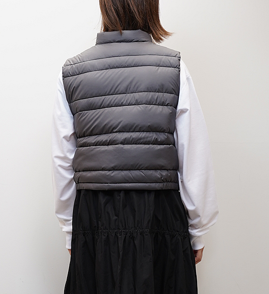 【THE NORTH FACE PURPLE LABEL】ノースフェイスパープルレーベル  women's Ripstop Short Sierra Vest "Asphalt Gray"