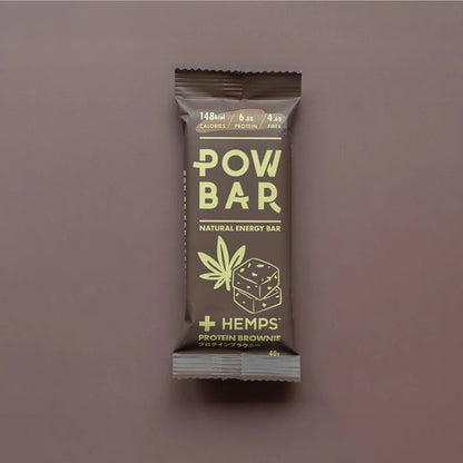 【THE POW BAR】 パウバー ➕HEMPS PROTEIN BROWNIE