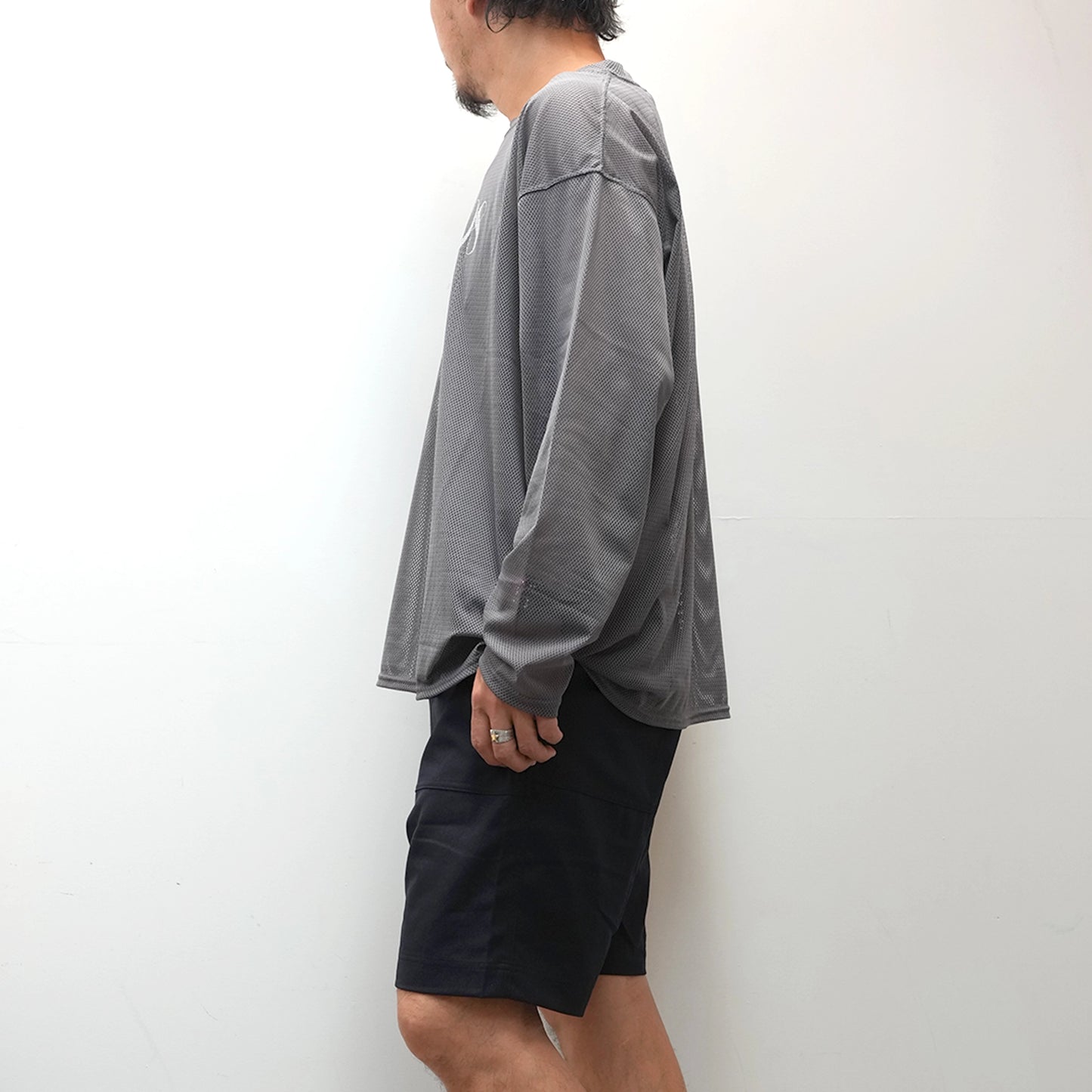【South2 West8】サウスツーウエストエイト men's  L/S Crew Neck Shirt - Knit Mesh/S2W8 "3Color" ※ネコポス可