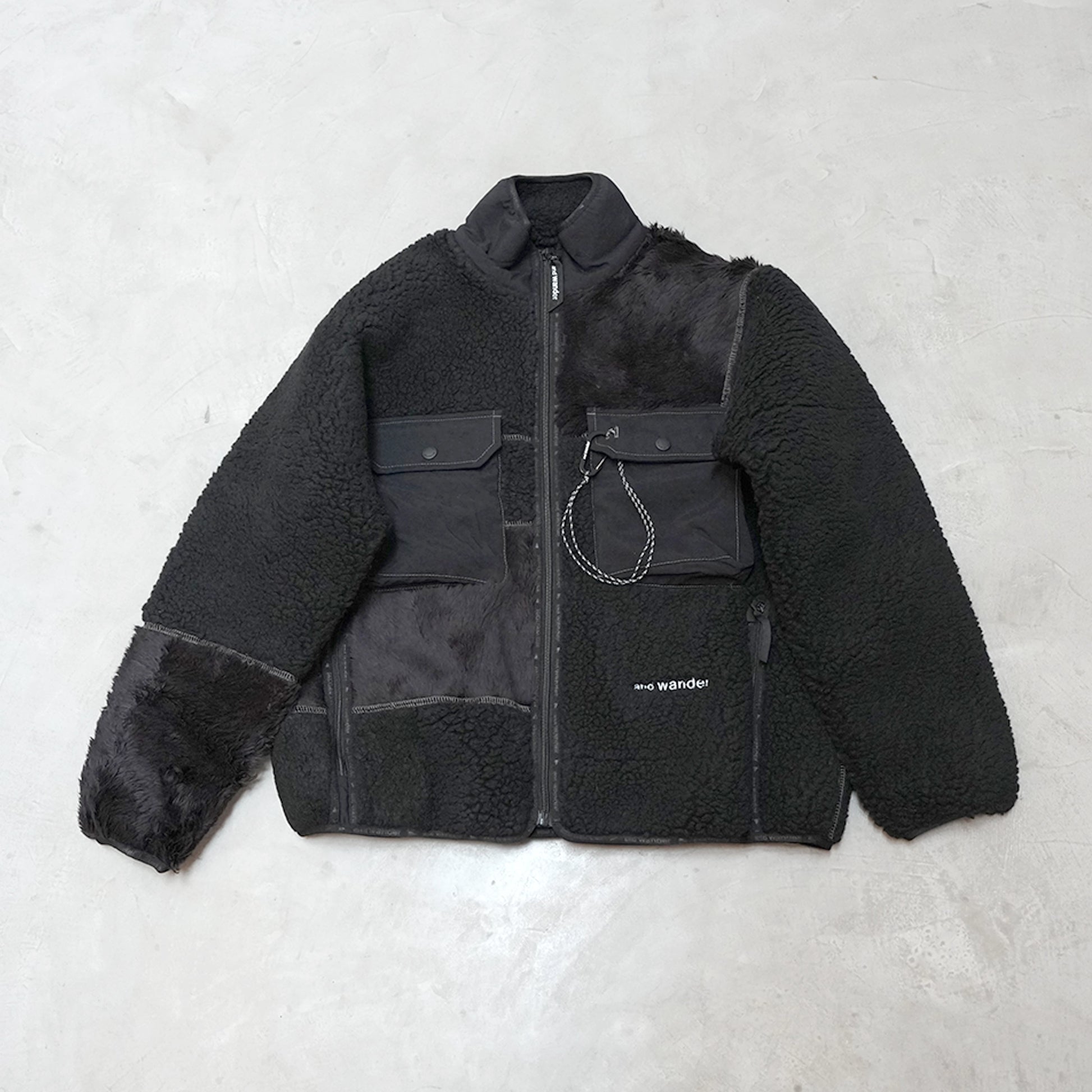 and wander アンドワンダー Mix boa jacket – Yosemite and wander アンドワンダー Mix boa jacket – Yosemite