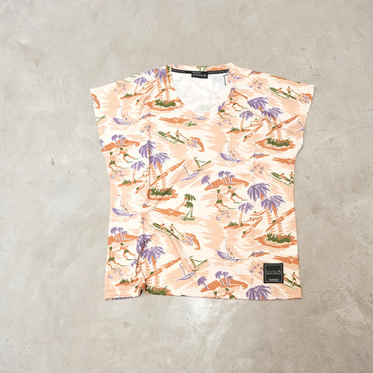 【Mountain Martial Arts】マウンテンマーシャルアーツ women's MMA  Aloha French Sleeve "2Color" ※ネコポス可