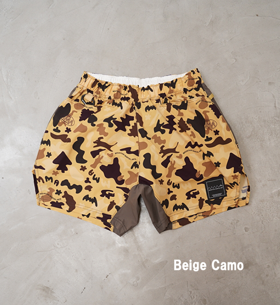 【Mountain Martial Arts】マウンテンマーシャルアーツ  unisex MMA_Jerry Ukai PONCHOMAN CAMO Hike&Run Shorts “2Color” ※ネコポス可