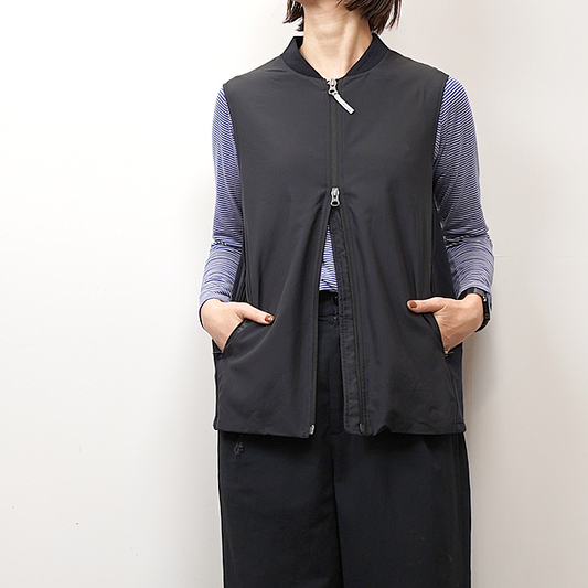 【HOUDINI】フーディニ women's Moonwalk Vest "True Black"