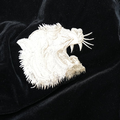 【TAION】タイオン unisex Japan Special Reversible Sukajan Down Jacket "Black×Silver×Beige"