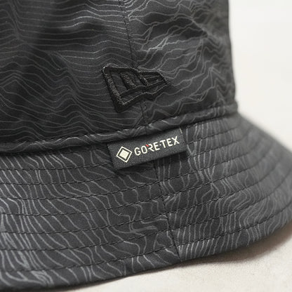 【NEW ERA OUTDOOR】ニューエラアウトドア Bucket01 GORE-TEX 2L Topographic surface "Black"