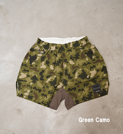 【Mountain Martial Arts】マウンテンマーシャルアーツ  unisex MMA_Jerry Ukai PONCHOMAN CAMO Hike&Run Shorts “2Color” ※ネコポス可