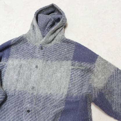 【nanamica】ナナミカ women's Mohair Hooded Shirt Jacket "2Color"