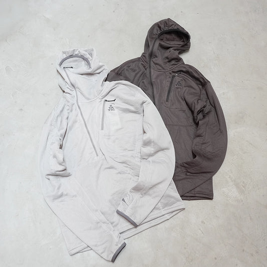 【STATIC】スタティック unisex Adrift Half Zip Hoody 2.0 "2Color"