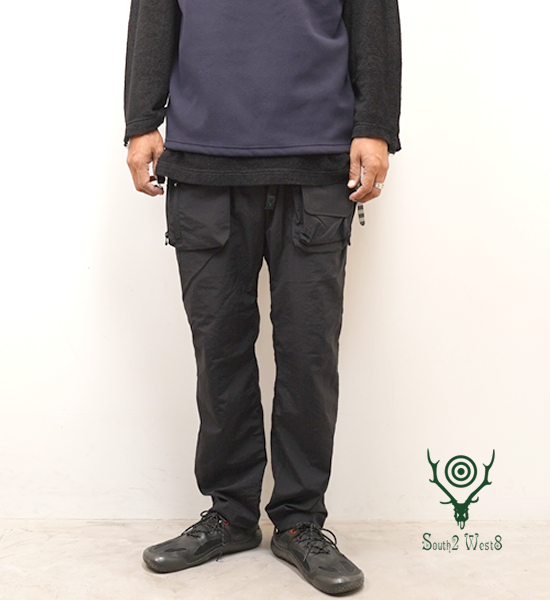 【South2 West8】サウスツーウエストエイト men's Tenkara Trout Pant-Nylon Ripstop "Black"