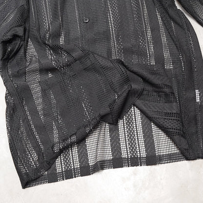 【South2 West8】サウスツーウエストエイト men's Cabana Shirt - Poly Lace Jq. "2Color"