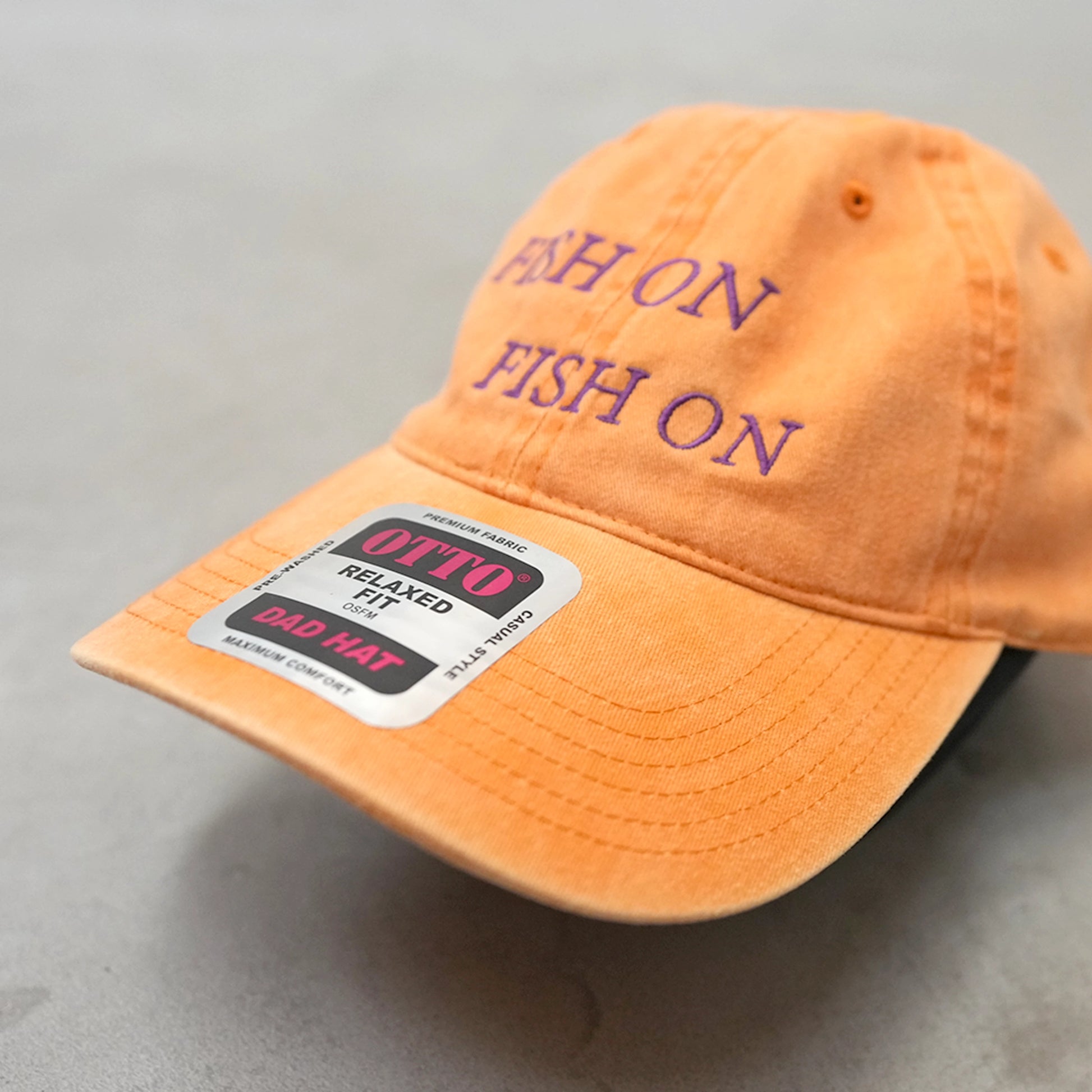 South2West8　ストラップバックキャップ　オレンジ South2 West8 / サウスツーウエストエイト | Strap Back Cap - S&T Emb