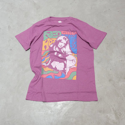 【MUSIC TEE】 R.H.C.P 'Kneelinng Girl' Tee "Pink" ※ネコポス可