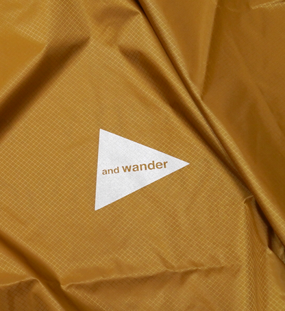 【and wander】アンドワンダー sil poncho "3Color"