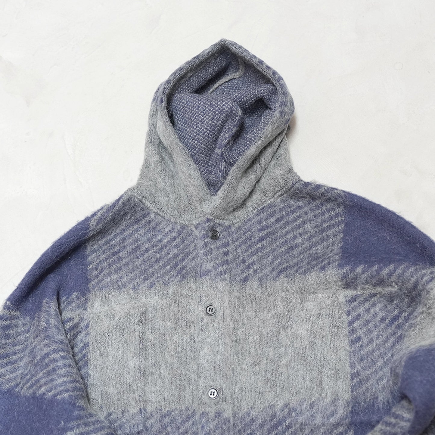 【nanamica】ナナミカ women's Mohair Hooded Shirt Jacket "2Color"