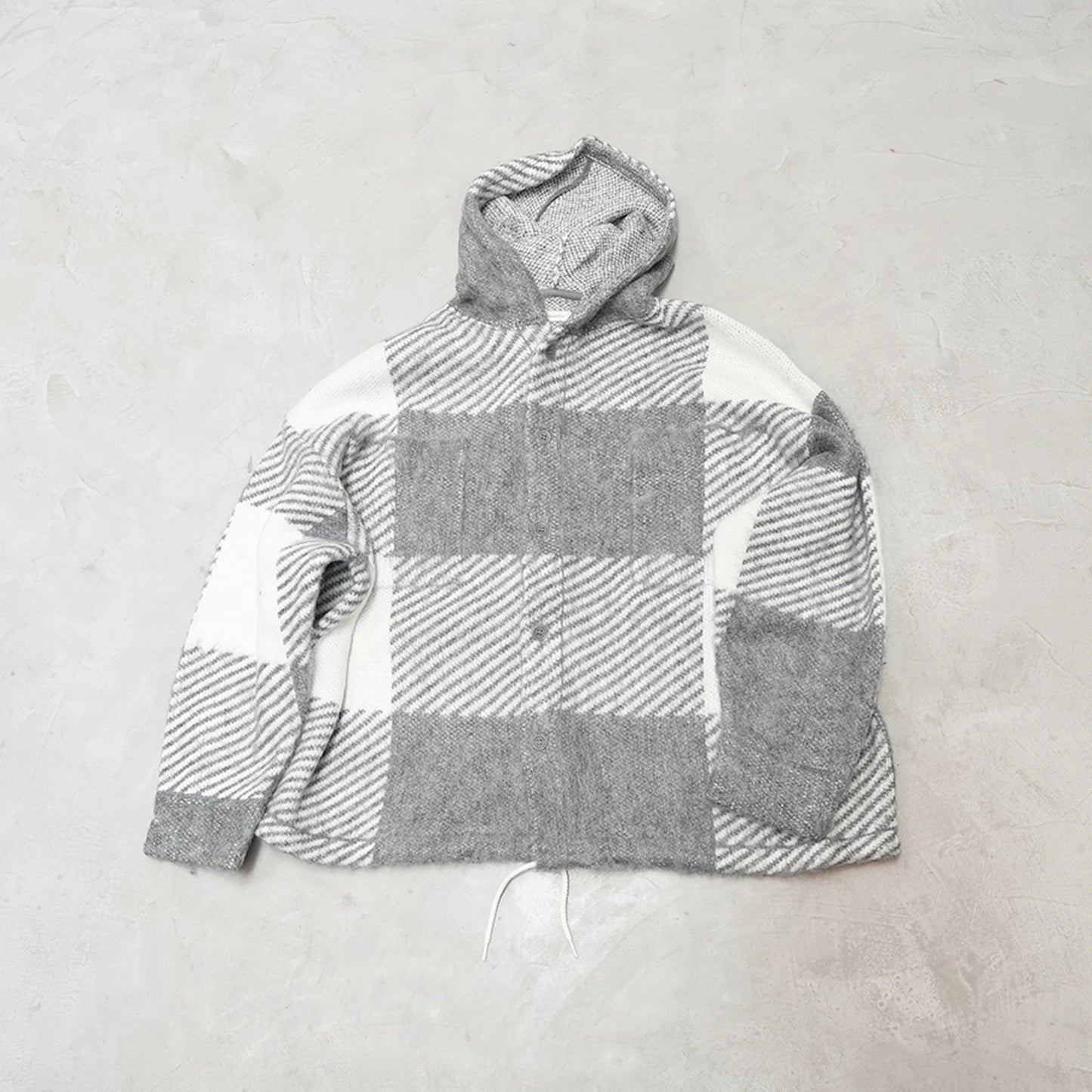 【nanamica】ナナミカ women's Mohair Hooded Shirt Jacket "2Color"