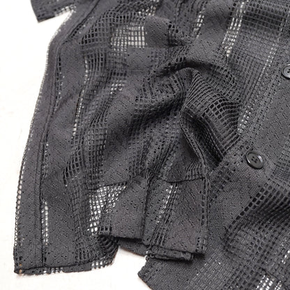 【South2 West8】サウスツーウエストエイト men's Cabana Shirt - Poly Lace Jq. "2Color"