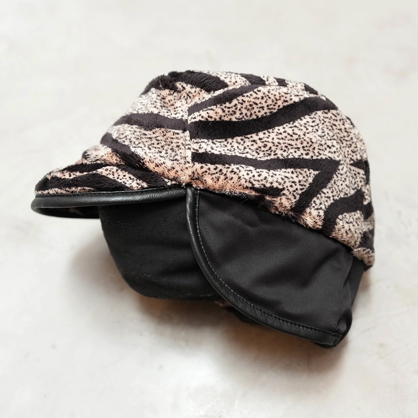 【South2 West8】サウスツーウエストエイト Bird Shooting Cap-Poly Fleece/Print "Beige"