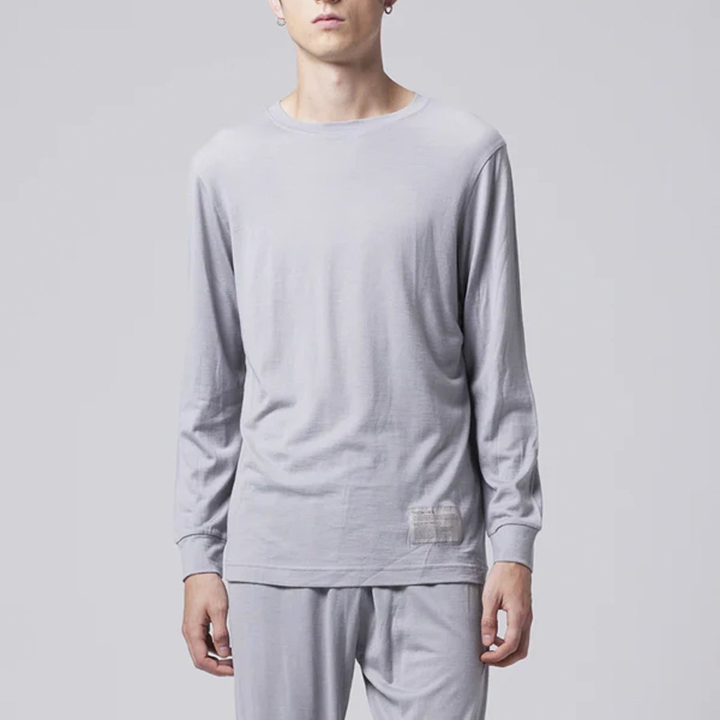 【TAION】タイオン men's Merino Wool Under Wear Long Sleeve T-shirt "2Color" ※ネコポス可