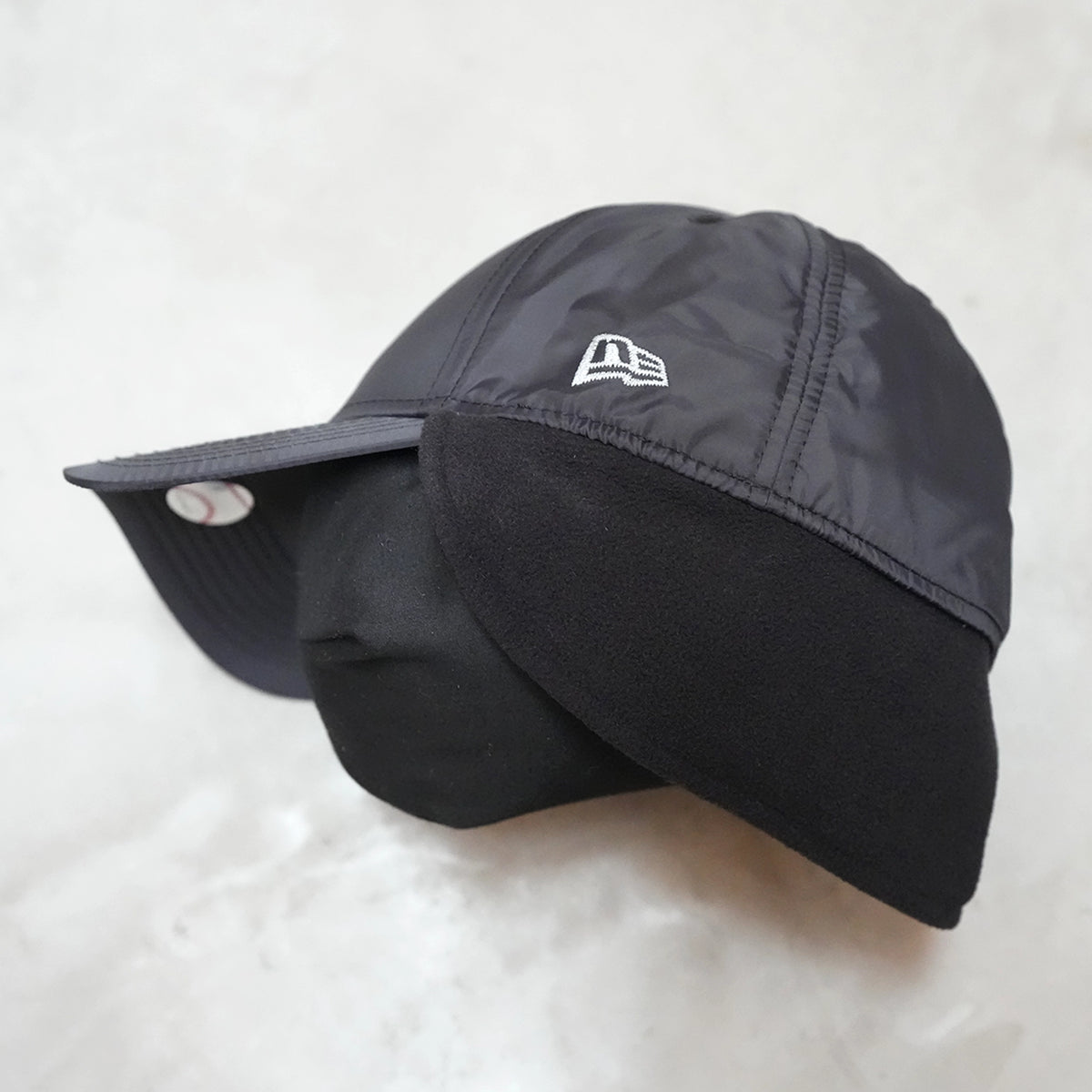 【NEW ERA OUTDOOR】ニューエラアウトドア 39THIRTY Flip Down Warm Gear Octa New York Yankees "Black"