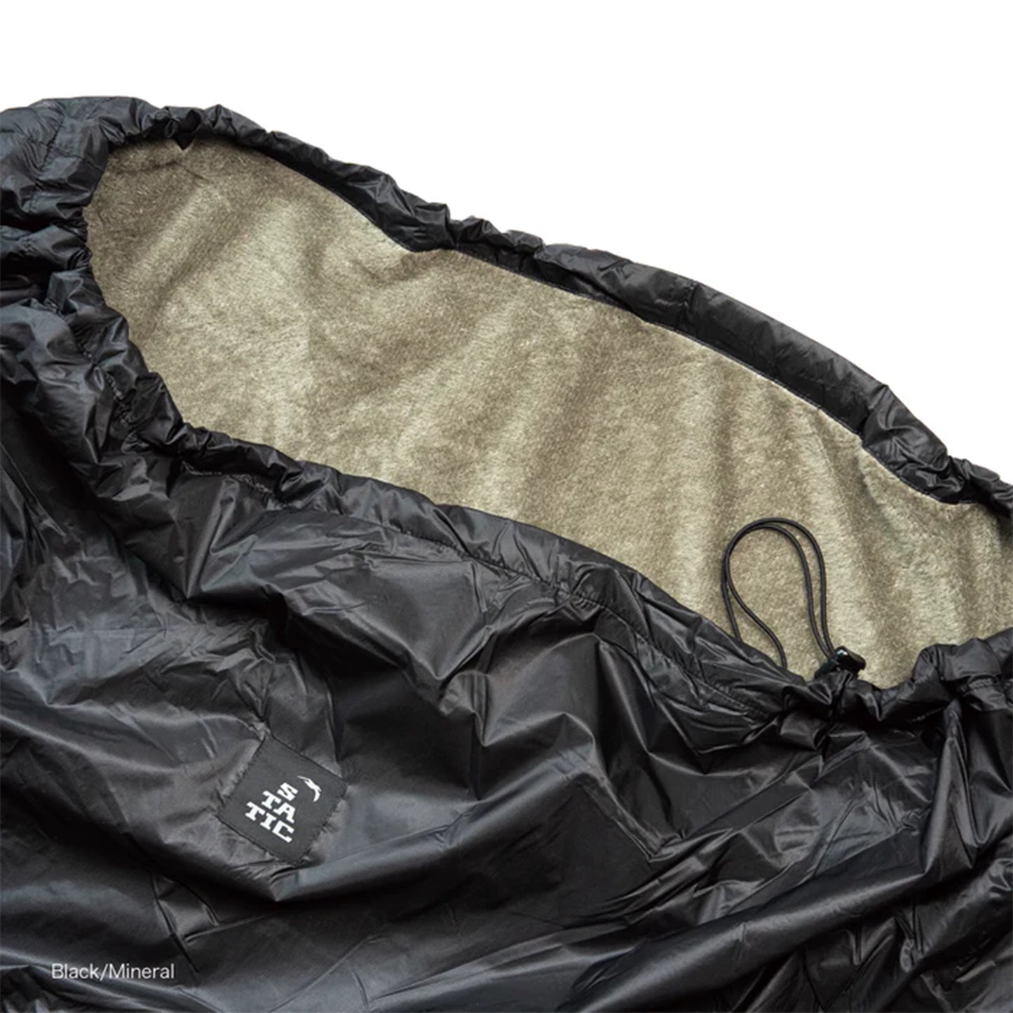【STATIC】スタティック Adrift Ti Sleeping Bag "Black×Mineral"