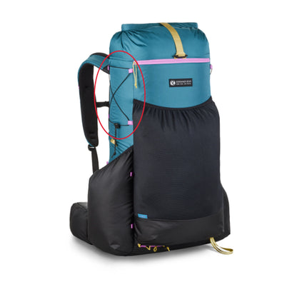 【Gossamer Gear】ゴッサマーギア Static Backpack Compression Cord "Black" ※ネコポス可