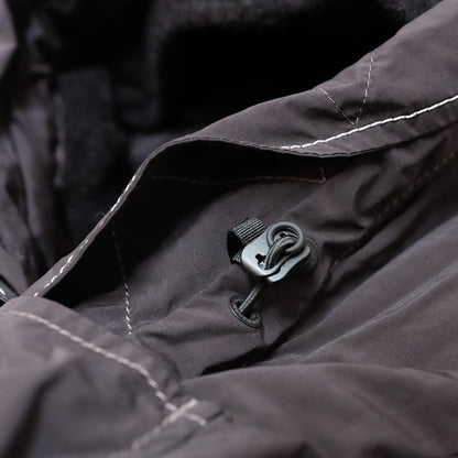 【and wander】アンドワンダー women's Fishtail Octa Coat "Black"