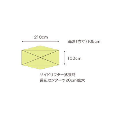 【HERITAGE】ヘリテイジ Crossover Dome FL "クレセントゴールド”
