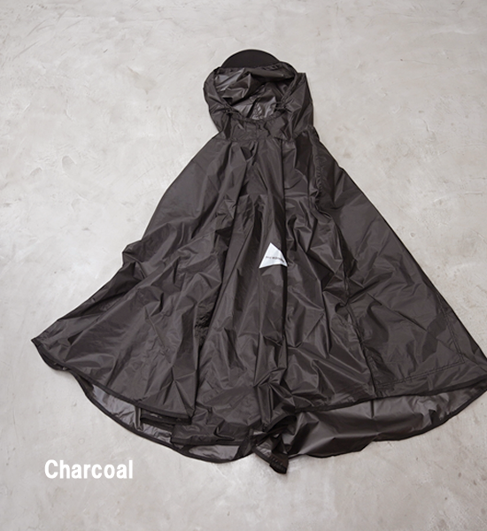 【and wander】アンドワンダー sil poncho "3Color"