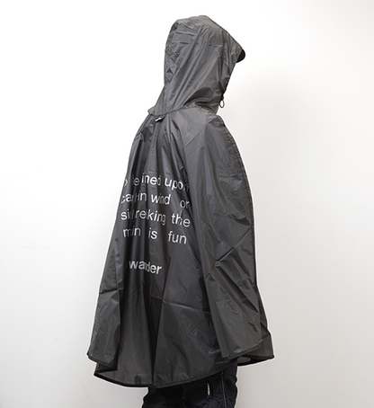 【and wander】アンドワンダー sil poncho "3Color"