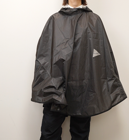 【and wander】アンドワンダー sil poncho "3Color"