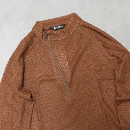 【milestone】マイルストーン unisex Cloud Half-Zip "2Color"
