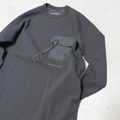 【and wander】アンドワンダー women's PE waffle dress "2Color"