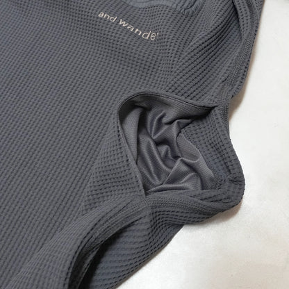 【and wander】アンドワンダー women's PE waffle dress "2Color"